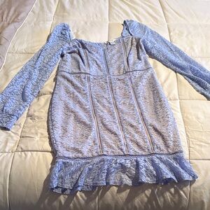H&M Light Blue Lace Dress